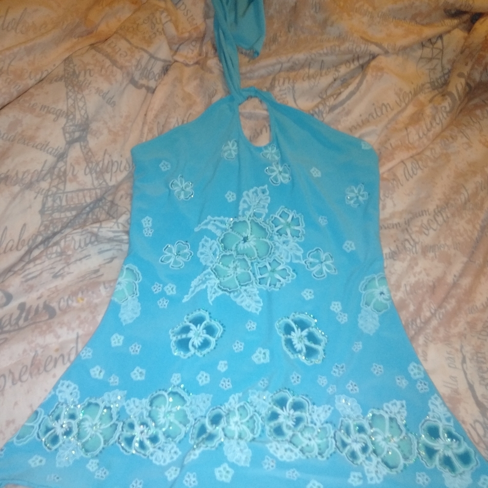Sparkly halter